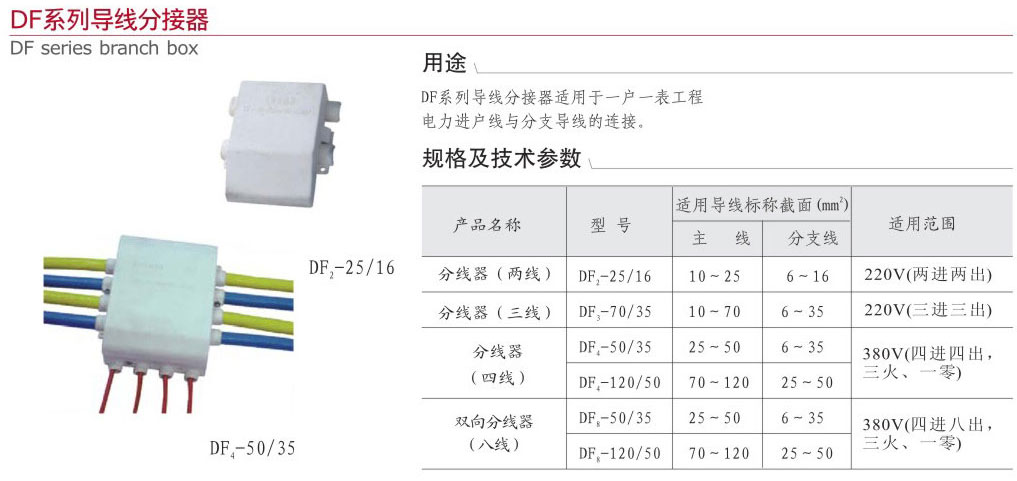 DF系列导线分接器