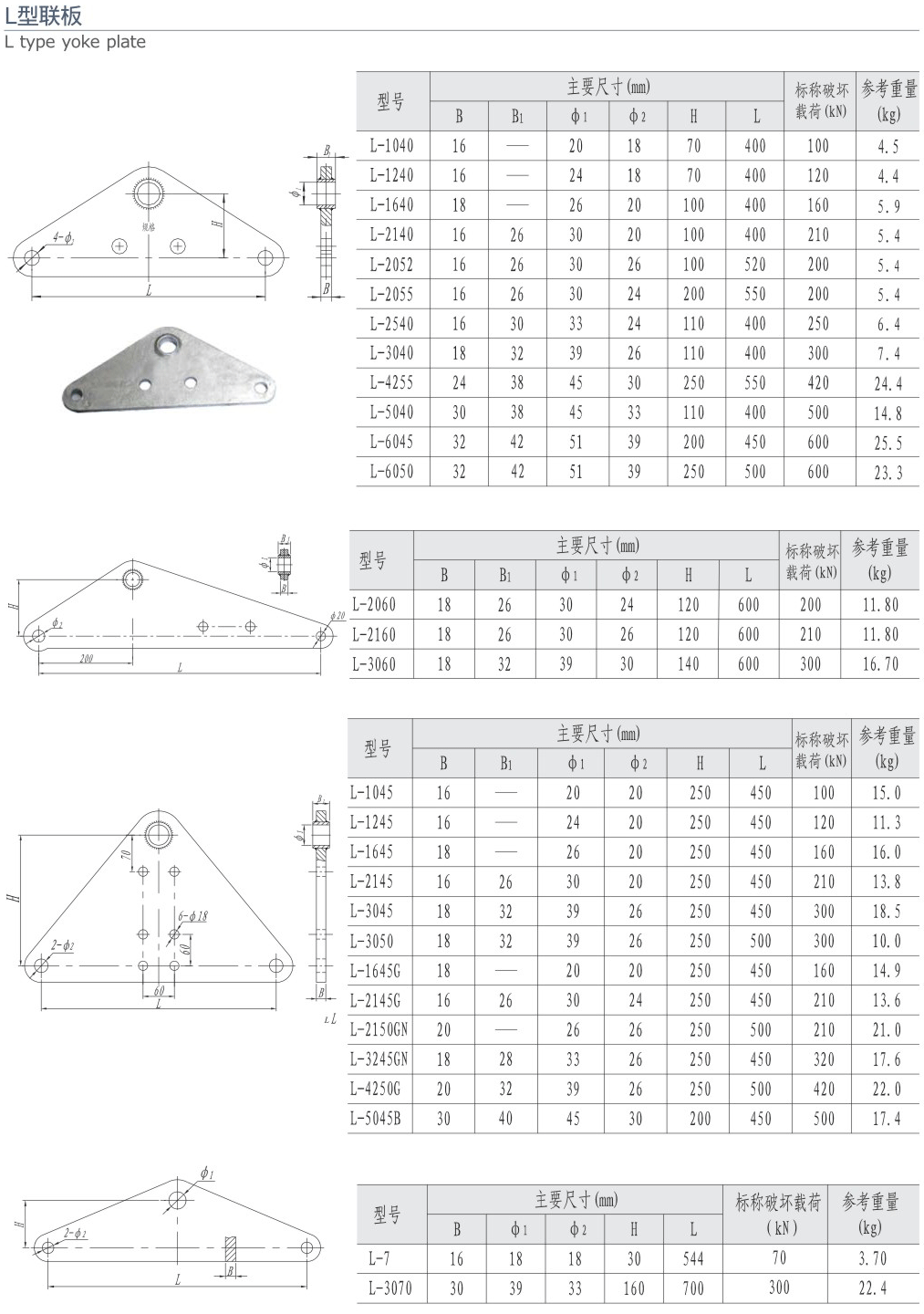 L型联板