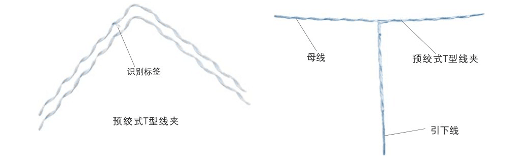 预绞式T型线夹